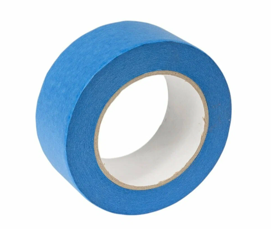 Клейкая лента бумажная 48мм.х50м. Unibob СИНЯЯ арт.2405-S4850x