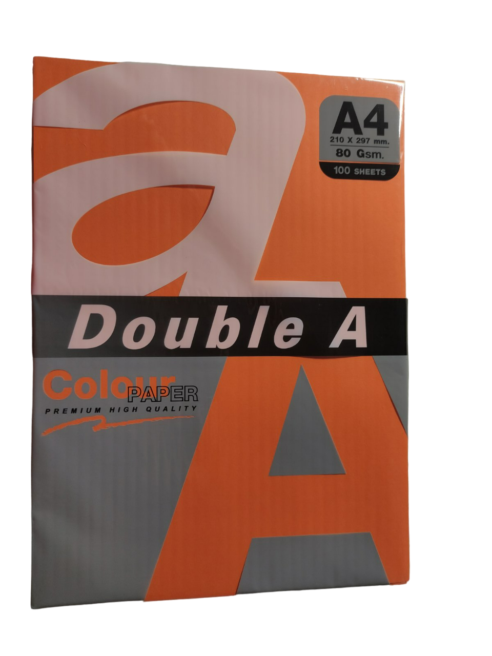 Бумага цветная DOUBLE А А4, 80 г/м2. 100 л., 5 цветов х 20 л., НЕОН, для офисной техники