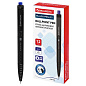 Ручка шариковая масляная автоматическая BRAUBERG "BLACK PEN RT", СИНЯЯ, игольчатый наконечник 0,7 мм, линия письма 0,35 мм, 144326
