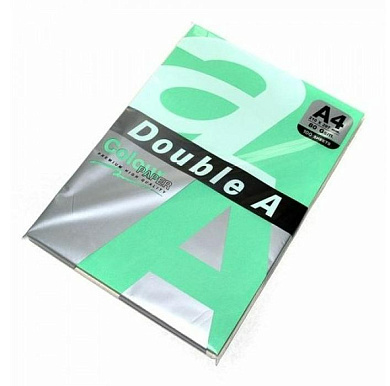 Бумага DOUBLE A, А4 ярко-зеленый 80г/м, 500л.