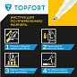 Маркер промышленный лаковый TOPFORT Paint, 1 мм. белый арт.1827694