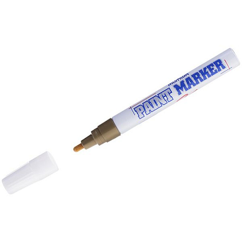 Маркер - краска MunHwa Paint, 4 мм., золото PM-07