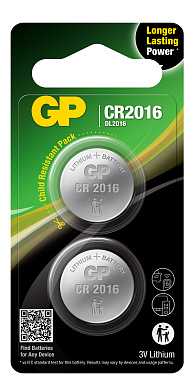Батарейки GP Lithium CR2016 