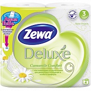Туалетная бумага "Zewa Deluxe" 4 рулона