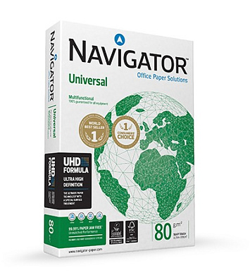 Бумага А4, 80г/м2. 500л. Navigator Universal.