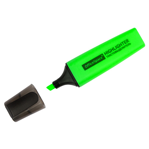 Маркер текстовый OfficeSpace FLUO 1-5 мм.,Зелёный