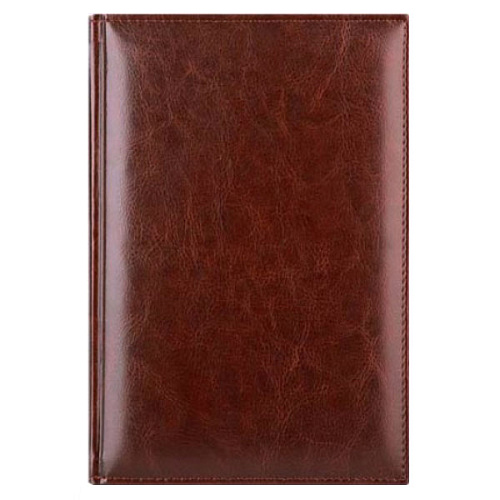 Ежедневник недатированный, A5, 176л., кожзам, inФОРМАТ КОРСИКА коричневый