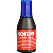 Краска штемпельная KORES 28 мл. синяя