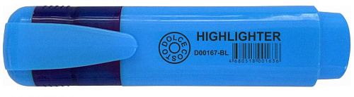 Маркер текстовыделитель DOLCE COSTO голубой 1-5 мм, арт. D00167-BL