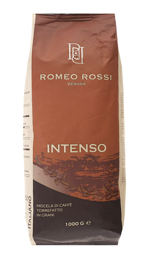 Кофе в зернах ROMEO ROSSI Verona натуральный, жареный 1кг.
