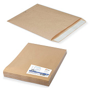 Конверт-пакет Е4+, 300х400мм., до 300 листов, крафт-бумага 120г/м2, отрывная полоса, 124241/312017.25