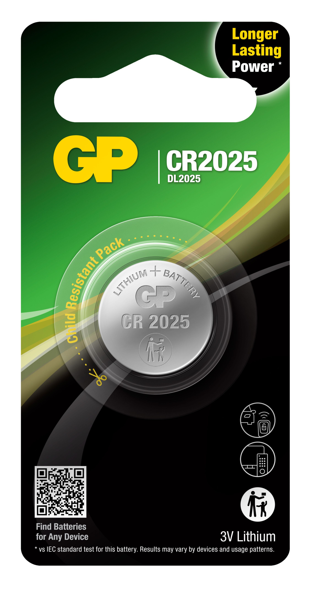 Батарейки GP Lithium CR2025