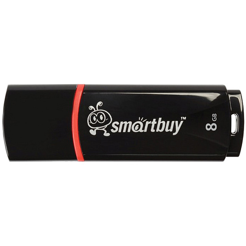 Память Smart Buy Crown 8GB, USB 2.0 Flash Drive, черная
