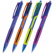Ручка шариковая масляная автоматическая BRAUBERG Phantom color, СИНЯЯ, узел 0,7мм. линия письма 0,35мм. 142938/OBPR204