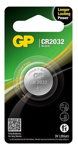 Батарейки GP Lithium CR2032