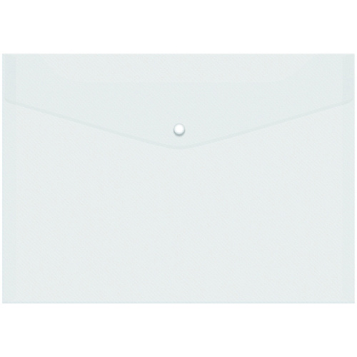 Папка-конверт на кнопке OfficeSpase, А4, 150 мкм. прозрачный Fmk12-1