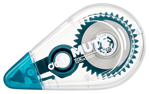 Корректирующая лента Deli MUTE 5мм.*12м. блистер, арт.H360-BX