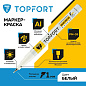 Маркер промышленный лаковый TOPFORT Paint, 1 мм. белый арт.1827694