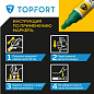 Маркер промышленный лаковый TOPFORT Paint, 6 мм. зеленый арт.1827846