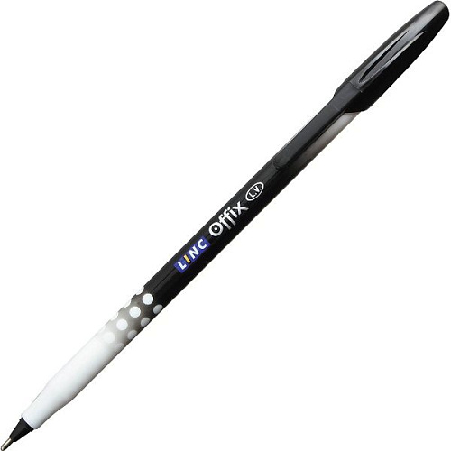 Ручка ОДНОРАЗОВАЯ шариковая LINC OFFIX 1 мм. чёрный