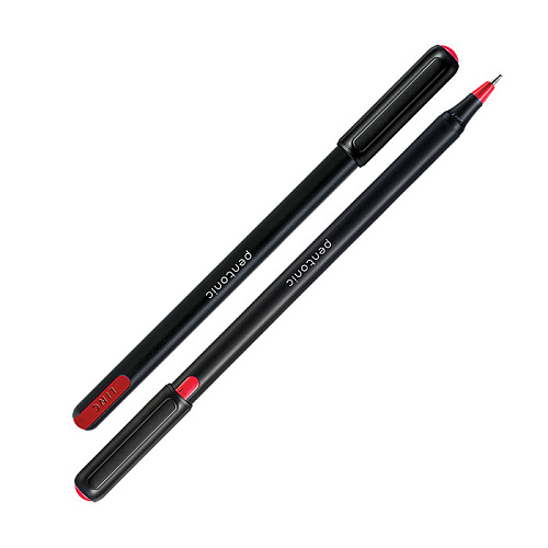 Ручка ОДНОРАЗОВАЯ шариковая LINC PENTONIC 0,7мм.,красная