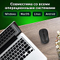 Мышь беспроводная SONNEN V-111, USB, 800/1200/1600 dpi, 4 кнопки, оптическая, черная, 513518