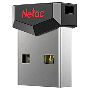Флеш-диск 64GB NETAC UM81, USB 2.0, черный, NT03UM81N-064G-20BK/513700