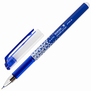 Ручка стираемая гелевая BRAUBERG REWIND, СИНЯЯ, игольчатый узел 0,5 мм, линия письма 0,35 мм, 144095