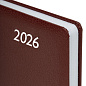 Ежедневник датированный 2026г. А5, 168л. BRAUBERG Profile, балакрон