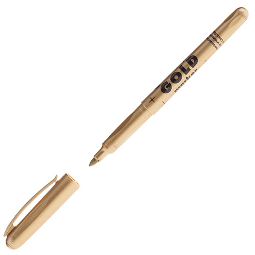 Маркер Permanent Centropen GOLD 1,5-3 мм. золото арт.2690 B