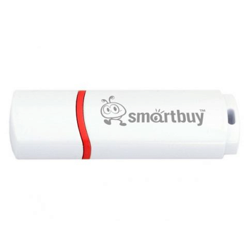 Память Smart Buy Crown 8GB, USB 2.0 Flash Drive, белая