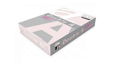 Бумага цветная DOUBLE A, А4, 80 г/м2, 500 л., РОЗОВАЯ (PINK) пастель