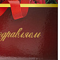 Папка адресная ламинированная ПОЗДРАВЛЯЕМ! РОЗЫ, А4, индивидуальная упаковка, STAFF, 129585