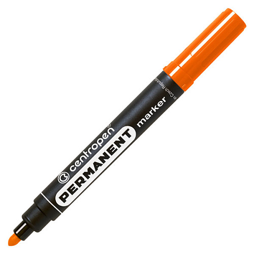 Маркер Permanent Centropen 2,5 мм. оранжевый