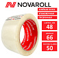 Лента упаковочная "NOVA ROLL 207" 48мм. х 66м. 50мкр. прозрачная