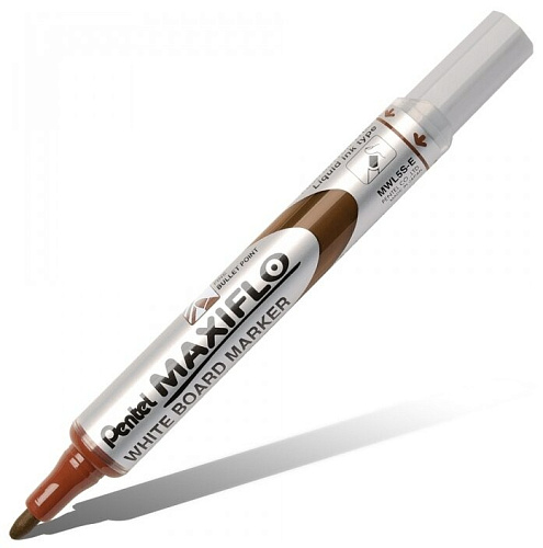 Маркер для доски MAXIFLO Pentel коричневый MWL5M-Е