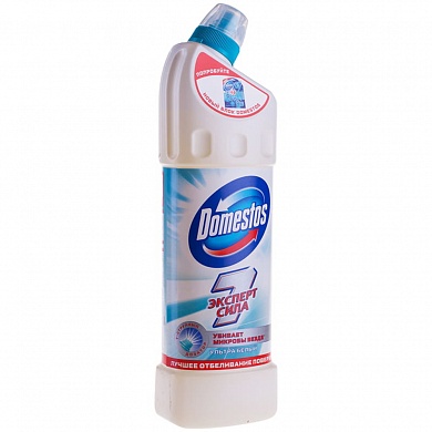 Гель чистящий для унитаза DOMESTOS Ультра белый, 0,75л.