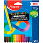 Цветные карандаши 12шт. MAPED COLOR PEPS INFINITY состоят 100% из грифеля 10 мм, трехгранные, арт.861600