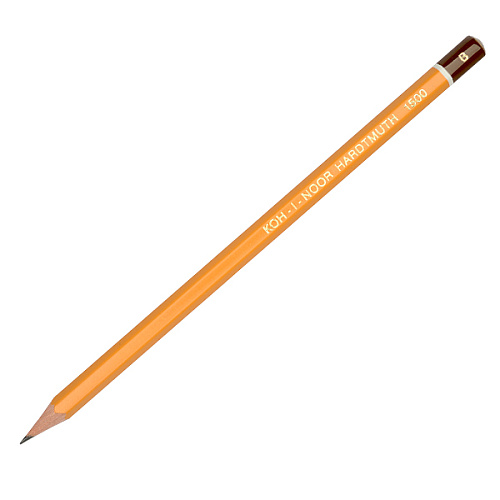 Карандаш чернографитный Koh-I-Noor 1500 твердость В