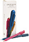 Ручка шариковая LINC PENTONIC COLOR 0.7мм. ассорти, игольчатая, синий стержень 7024-В
