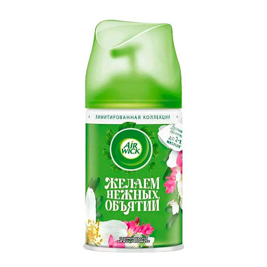 Сменный баллон 250 мл, AIRWICK "Нежные Цветы", для автоматических освежителей, универсальный,600584