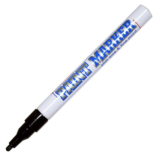Маркер - краска MunHwa Paint, 4 мм., чёрный РМ-01
