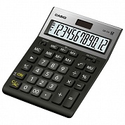 Калькулятор настольный CASIO GR-120-W (210х155 мм.) 12 разрядов, двойное питание, черный, металлическая верхняя панель