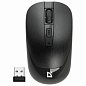 Мышь беспроводная бесшумная DEFENDER Wave MM-995, USB, 3 кнопки + 1 колесо-кнопка, оптическая, черная, 52995
