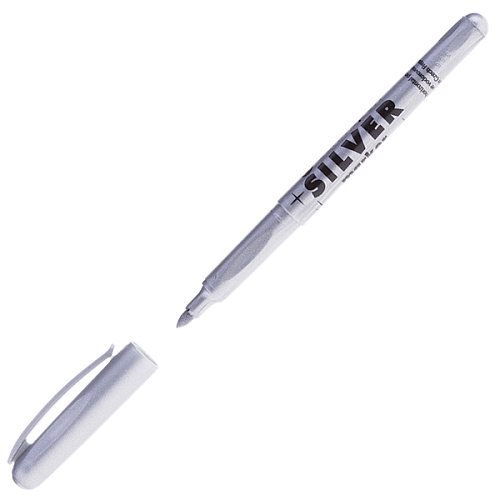 Маркер Permanent Centropen SILVER 1,5-3 мм. серебро арт.2690 B