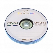 Диск DVD+R 4.7Gb 8Х Titanum 10 штук