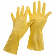 Перчатки резиновые OfficeClean хозяйственные,универсальные, желтые
